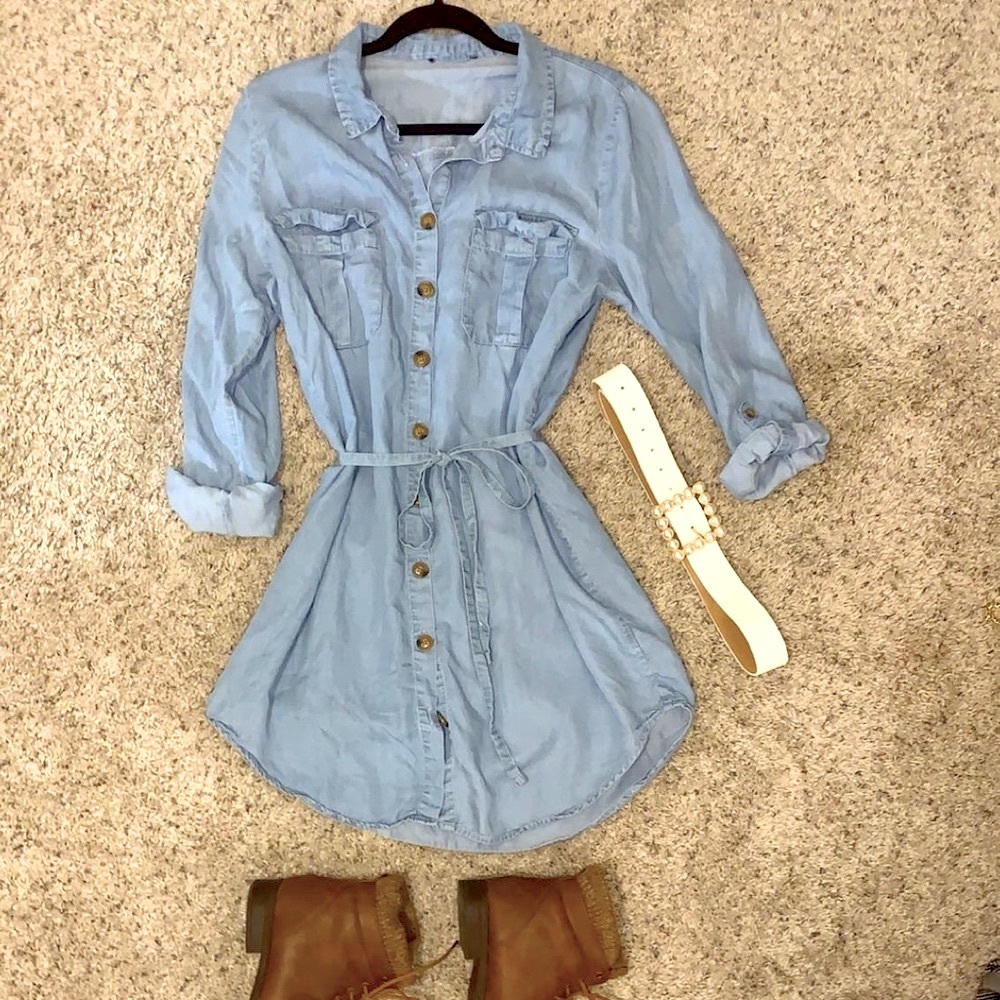 Urban Behaviour Cotton Button Up Dress